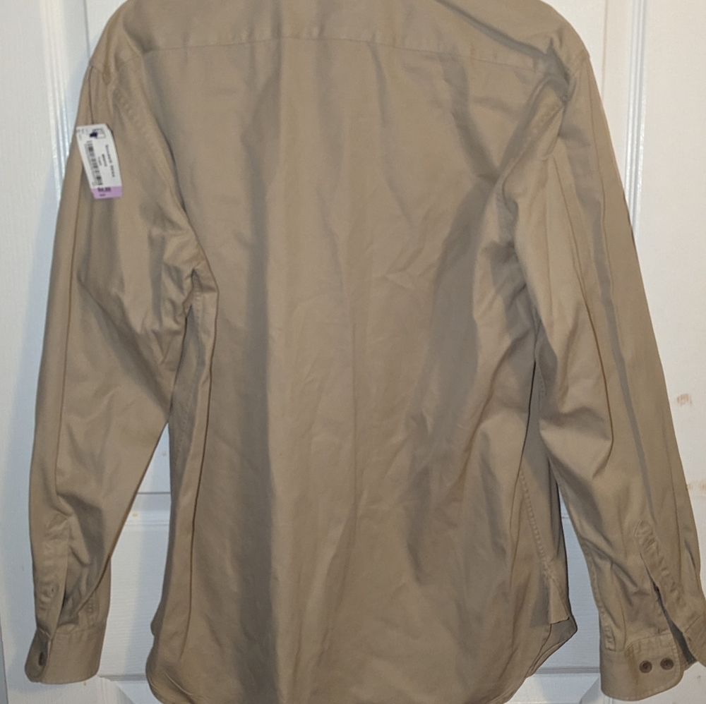 Banana Republic Tan Button Up - Picture 4 of 4